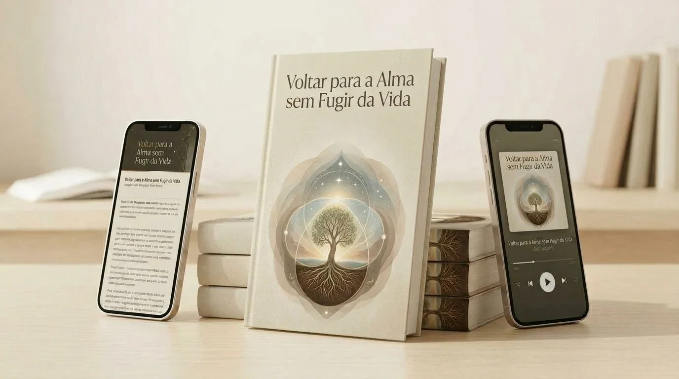 Mockup do b&ocirc;nus Voltar para a Alma sem Fugir da Vida