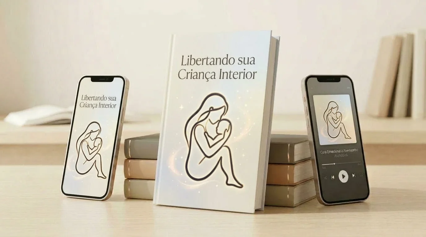 Mockup do b&ocirc;nus Libertando sua Crian&ccedil;a Interior